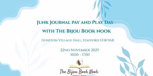 Junk Journal Pay and Play Day