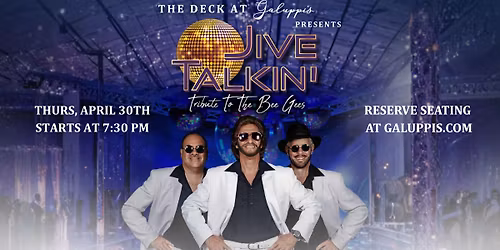 Jive Talkin\u2019 Tribute to the Bee Gees
