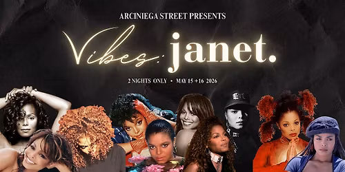 VIBES: JANET \u2013 a tribute show starring all Black & queer entertainers