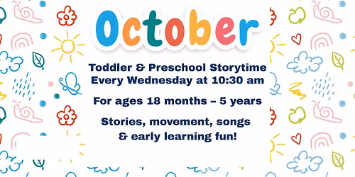 Toddler & Preschool Storytime