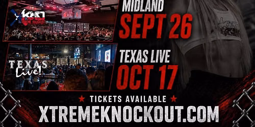 XKO Fight Night at Midland County Horseshoe