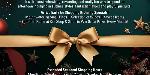 Holiday Sip, Shop & Stroll at Promenade at Bonita Bay