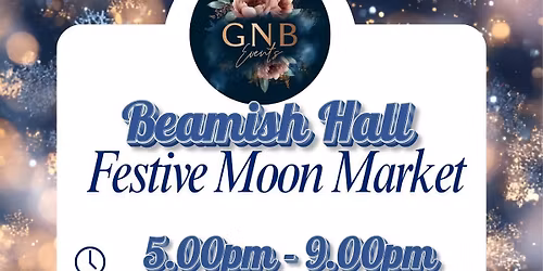 Festive Moon Market Beamish Hall