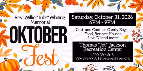 Rev. Willie \u201cTubs\u201d Whiting Memorial Oktober Fest