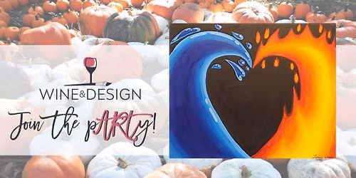 Paint & Sip: Date Night Love is Fire and Water