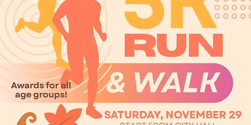 Thanksgiving 5k fun run and walk
