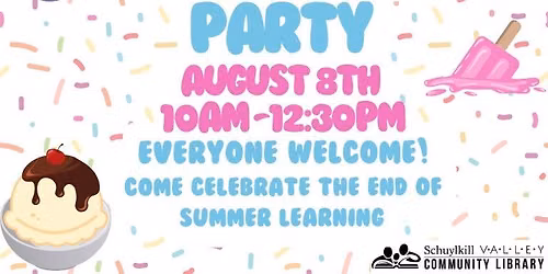 Summer Learning Ice Cream Party at SVCL