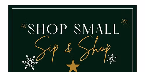 Shop Small Sip & Shop at Salon Aurea by Stacey 