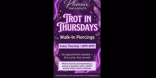 Trot In Thursdays - Walk In Piercings