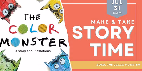 Make & Take Storytime: The Color Monster