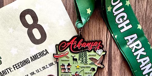 Race Through Arkansas 1M 5K 10K 13.1 26.2 Virtual Race