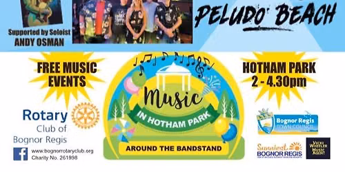 MUSIC IN HOTHAM PARK WITH PELUDO BEACH AND SOLOIST ANDY OSMAN- ROCK & POP