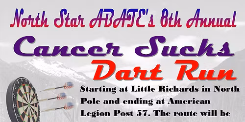 North Star ABATE's 8th Annual Cancer Sucks Dart Run