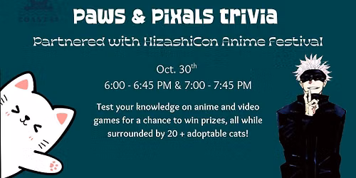 Paws & Pixel Trivia - In Partnership with HizashiCon