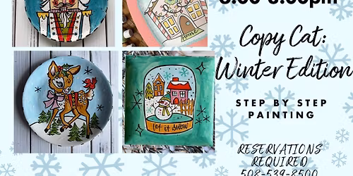 Copy Cat Paint Night \u2013 Winter Edition! \ud83c\udfa8\u2728