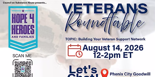 Veteran Roundtable - Building Your Veteran Support Network