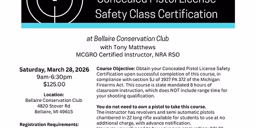 Ladies Only CPL Safety Class