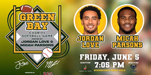 Green Bay Charity Softball Game 