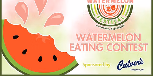 Watermelon Eating Contest Sponsored by Culver's