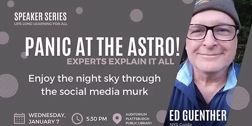 Speaker Series: Panic at the Astro!