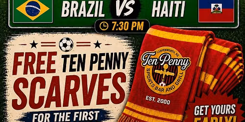\ud83e\udde3 Free Ten Penny Scarves & World Soccer Action \u2013 Friday, June 19!