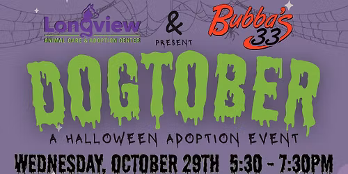DOGTOBER: LACAC\/Bubba's 33 Adoption Event