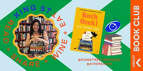 King St Book Club October -  Book + Conversation + Wine & Eats