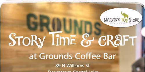 Story and Craft Time at Grounds Coffee Bar