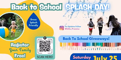 My Parents & Me: Back to School Splash Day