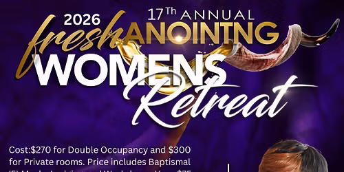 Fresh Anointing Women\u2019s Retreat 2026