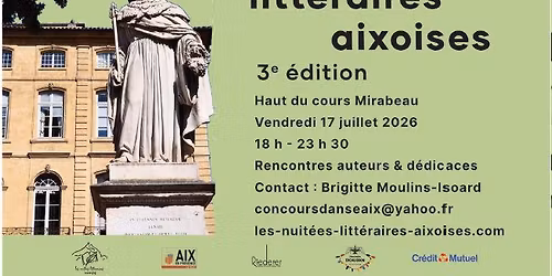 Les nuit\u00e9es litt\u00e9raires Aixoises