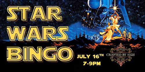 Star Wars Bingo Night