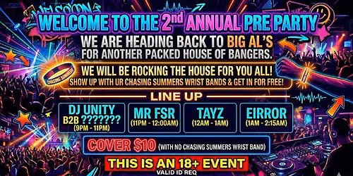 Chasing Summer Party at Big Al's Bar and Grill