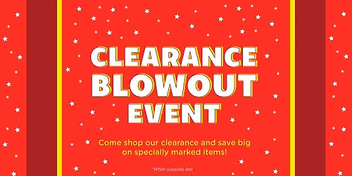 Clearance Blowout Event