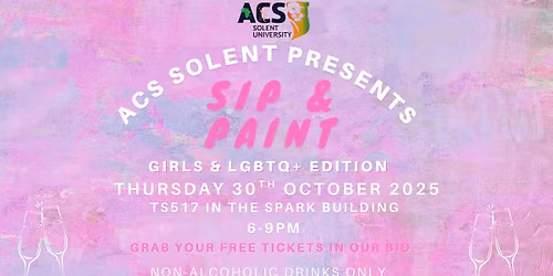 Sip & Paint: GIRLS & LGBTQ+ EDITION\ud83e\udd42\ud83c\udfa8