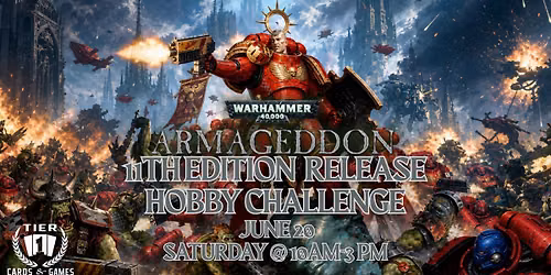 Warhammer 40k 11th Edition Release Hobby "Challenge"