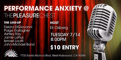 Performance Anxiety Comedy Night