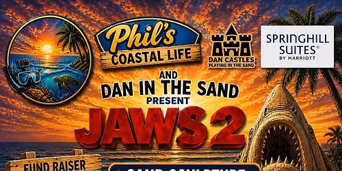 JAWS 2 Sand Sculpture, Photo Op & Movie Screening