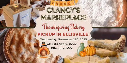Clancy's Marketplace Thanksgiving Pick-up in Ellisville!