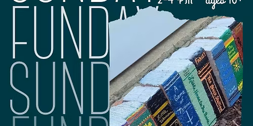 Sunday Fun Day: Garden Book Bricks at Knight\u2019s Nook