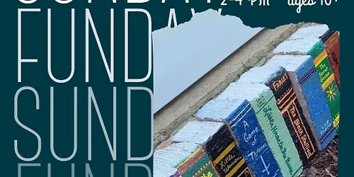 Sunday Fun Day: Garden Book Bricks at Knight\u2019s Nook