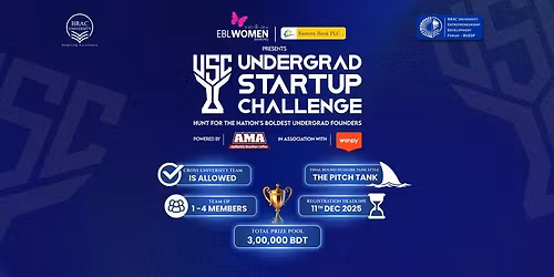 EBL Women Banking Presents Undergrad Startup Challenge 2025 - Organized by BUEDF