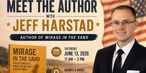 Meet Author Jeff Harstad | Book Signing at Barnes & Noble | Sioux Falls, SD