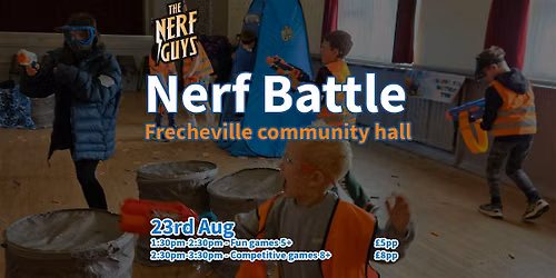 Nerf battle in Frecheville Community Centre