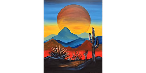 Desert After Dark - Paint and Sip in Sacramento | Classpop!\u2122
