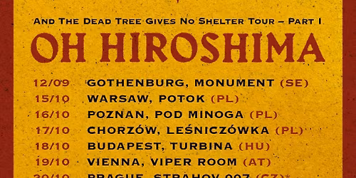 Oh Hiroshima, Ausklang