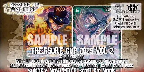 OPTCG Treasure Cup 2025 Vol 2
