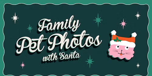 Family Pet Photos with Santa