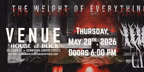 Slam Master and House of Rock presents WASTE: The Weight of Everything Tour w\/ Catsclaw