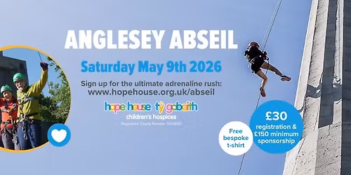Anglesey Abseil 2026